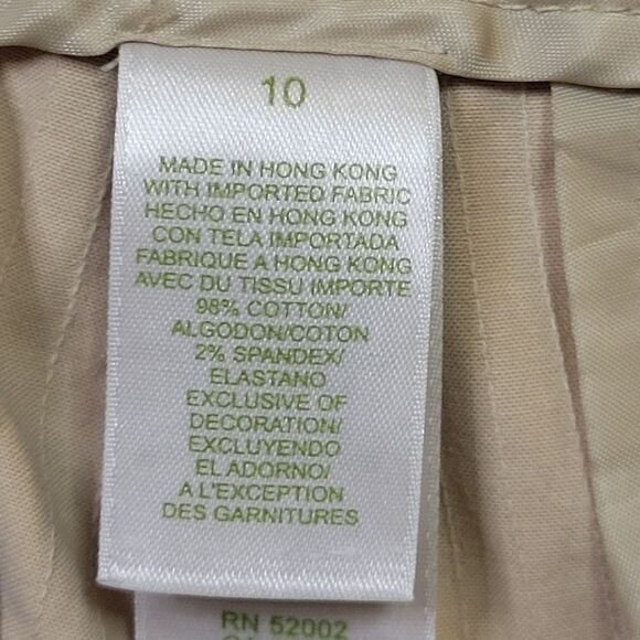 LizGolf Liz Claiborne Women's Tan Shorts - Picture 6 of 11